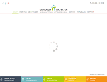 Tablet Screenshot of praxis-wissmar.de